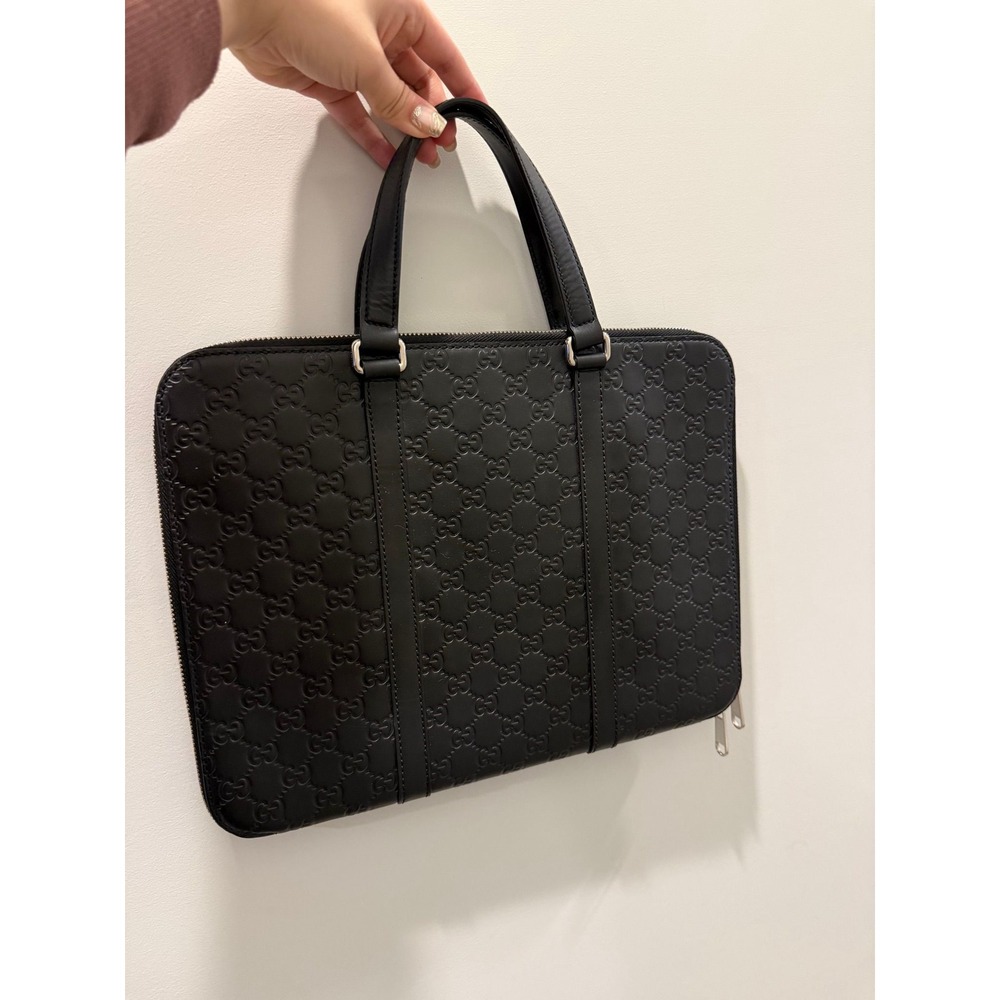 Gucci GG Black briefcase